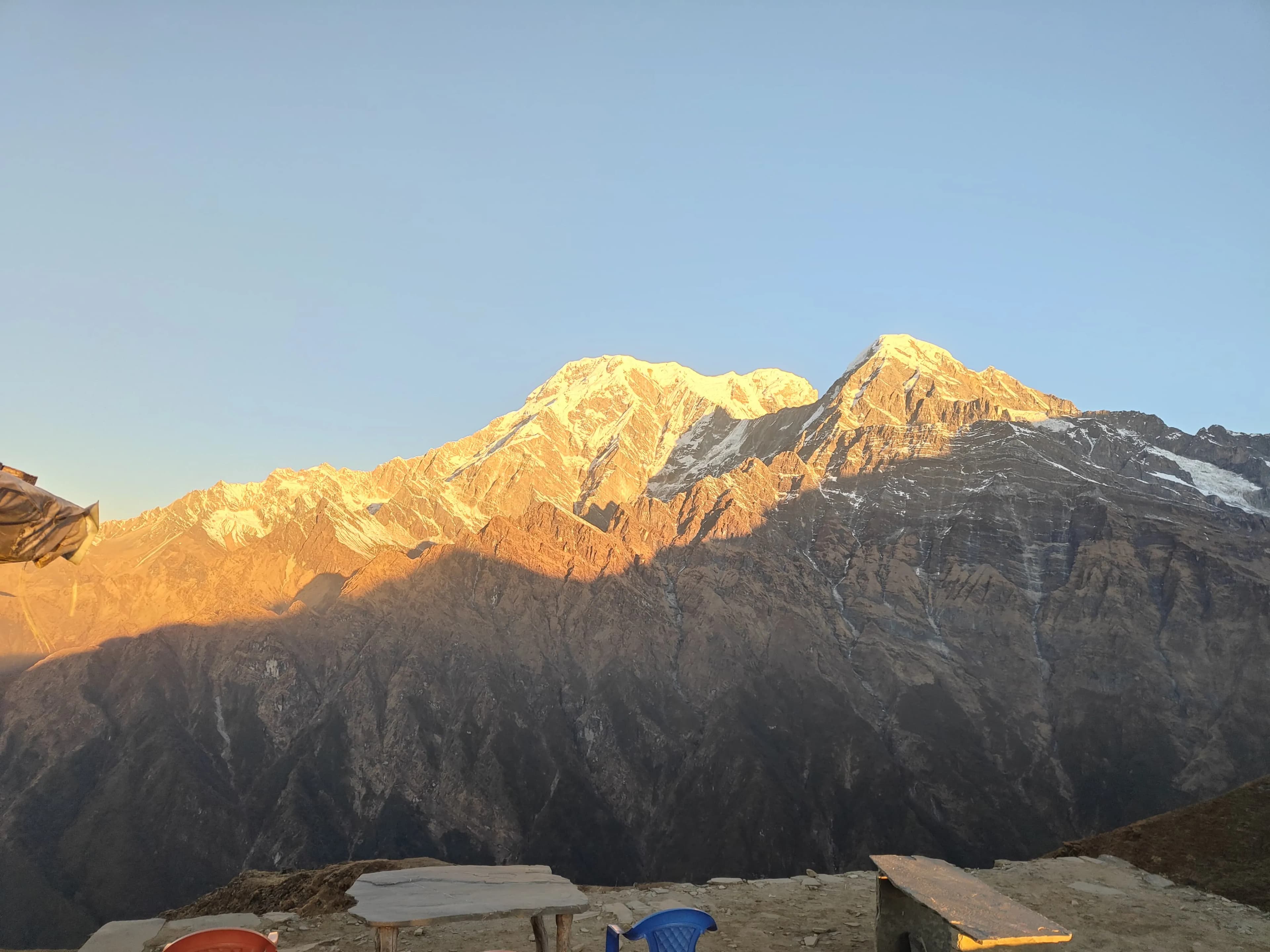Ghachowk mountain village vs busy Lakeside Pokhara